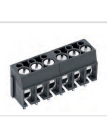 Morsetto 3 poli passo 5mm PTR AK100/3DS