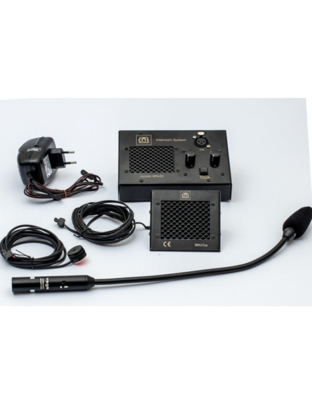 Intercom full-duplex/priority noise-gate regolazioni volumi + uscita cuffia e rec