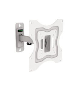 Supporto TV universale 23"÷37" max 15kg 2 snodi bianco
