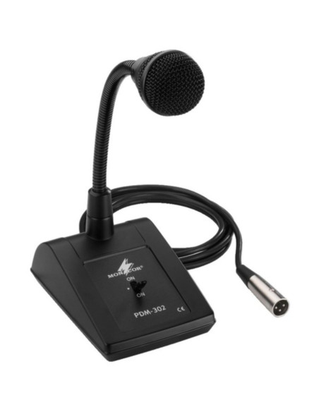 Base microfonica da tavolo con connettore XLR