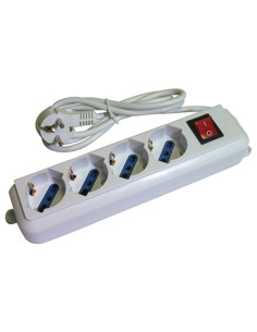 Multipresa 4 posti Schuko cavo 1,5m
