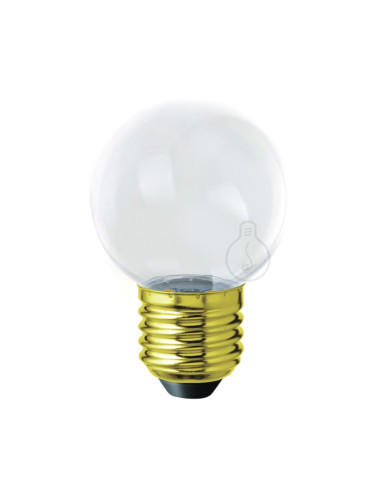Lampadina LED E27 globo colorata trasp. a luce...