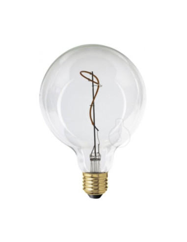 Lampadina LED E27 4W globo g125 130lm vetro...