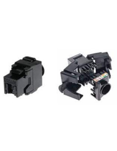 Frutto UTP RJ45 Cat.6 nero toollness
