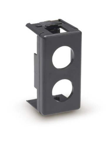 Plastica compatibile gewiss system black per...