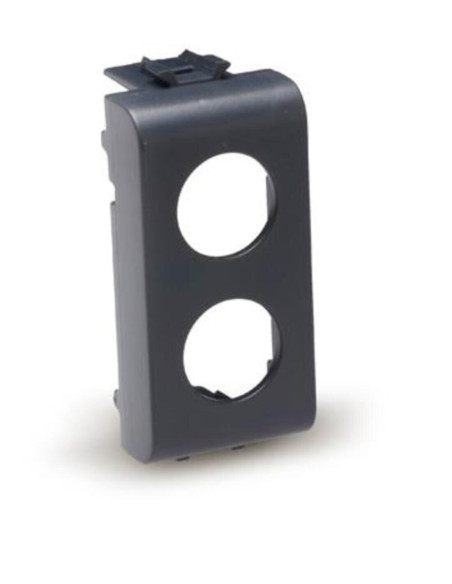 Plastica compatibile Gewiss Chorus nera per presa demix