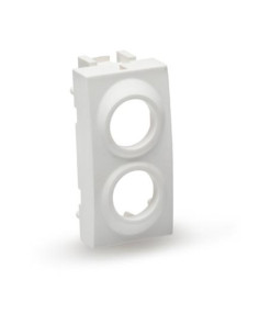 Plastica compatibile ABB Mylos chiara Velvet per presa demix