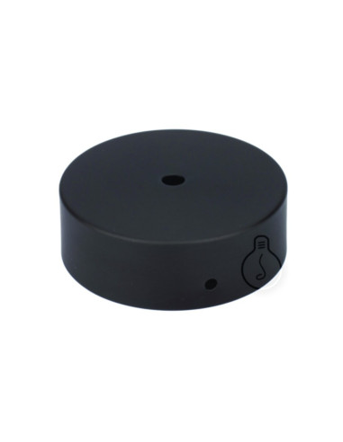 Rosone ad un foro in metallo con staffa ed...