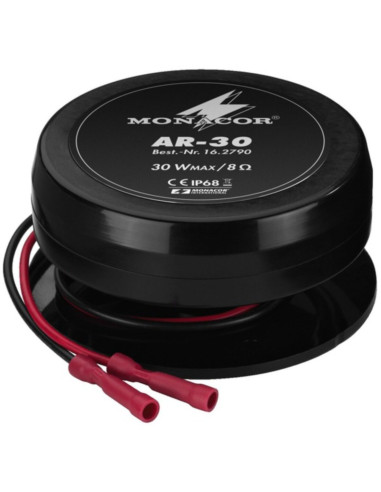 Trasduttore 8Ω 15/30w ⌀80x80x40mm ip68...