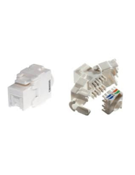 Presa RJ45 cat 5e bianca autocrimpante