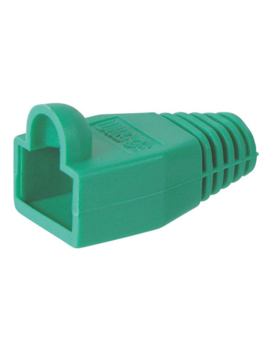 Guscio RJ45 verde con serracavo