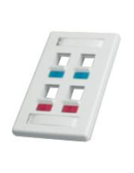 Placca 4 porte per scatola 503