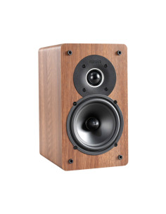 Diffusori 2 vie da scaffale woofer 120mm vinile noce