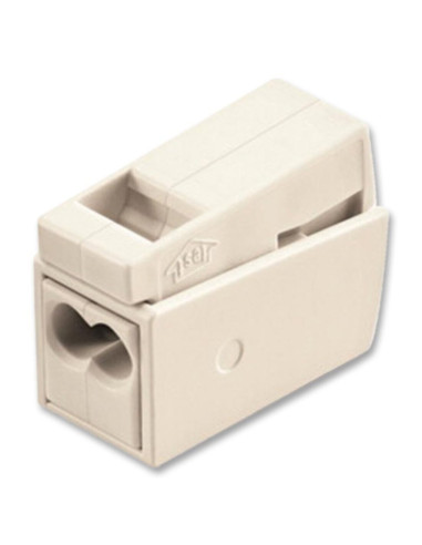 Morsetto per lampada 2c 2,5mm² 105°c bianco