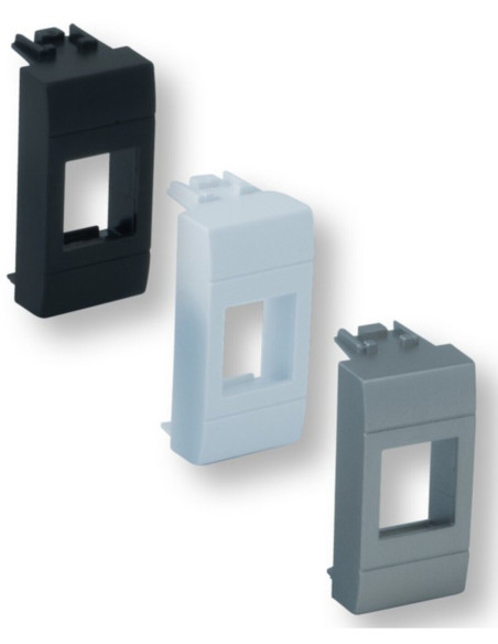 Adattatore keystone bticino axolute grigio chiaro