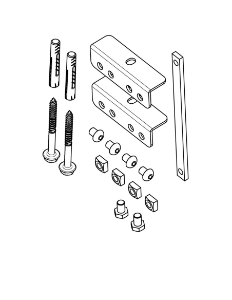 Bracket kit di fissaggio per sistema Connect-it (PFB 34xx)
