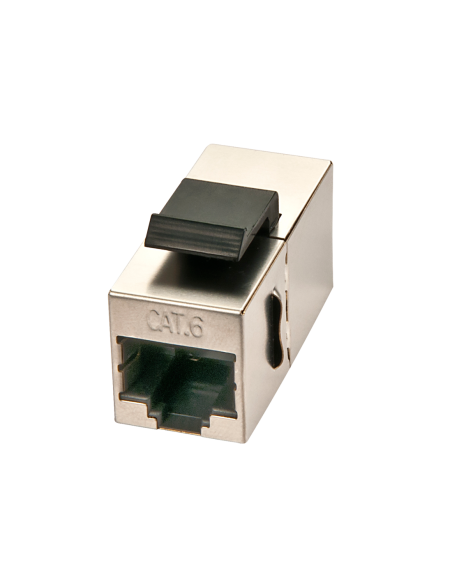Doppia femmina RJ45 attacco keystone Cat.6 FTP
