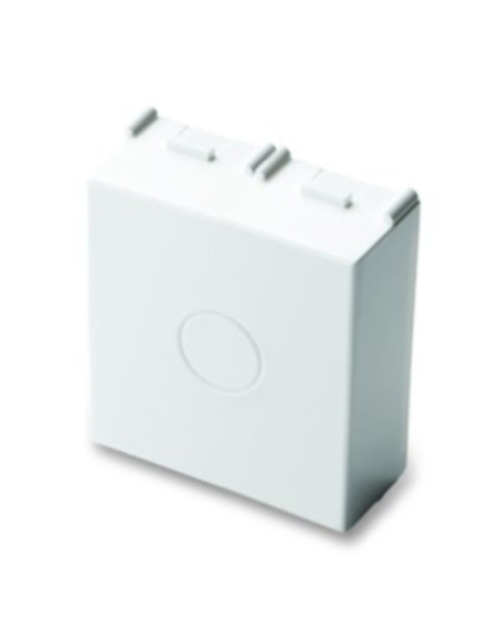 Falso polo doppio con 1 foro premarcato ⌀10mm serie mix bianca