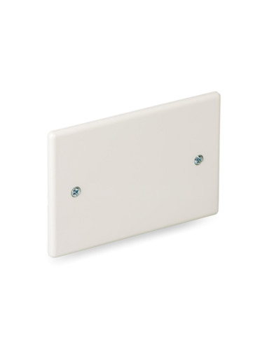 Coperchio placca 3 moduli 110x80 con viti bianca