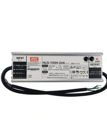 Alimentatore AC/DC 150W 24vout 6,3a with pfc IP65 potmeter