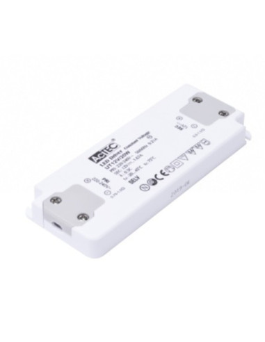 Alimentatore LED 12V 20W slim actec