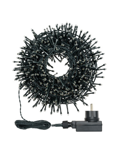 Catena LED MiniCluster ⌀6cm 750 led 15m bianco...