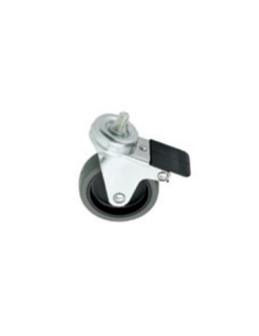 Ruota in gomma ⌀75mm con freno