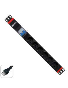 Mutlipresa rack 19" 6x ita /scucko