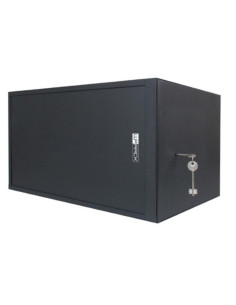 Armadio rack a muro 19"  6u nero serie sicurezza con...