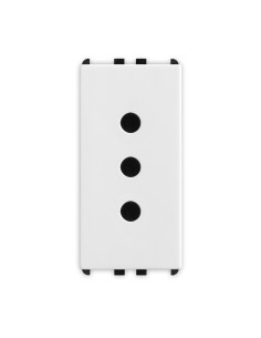 Presa 2P+T 10A bianca serie PIXIA