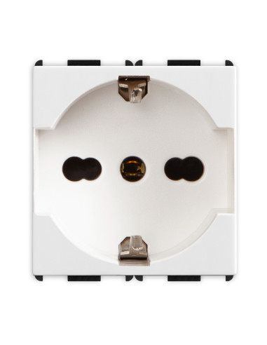 Presa P40 universale 2P+T 16A bianca serie PIXIA