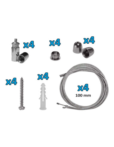 Kit sospensione per pannello LED