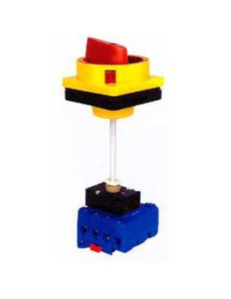 Sezionatore rotativo fissaggio fondo quadro 3p 25A