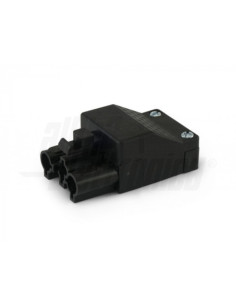 Spina volante anti estrazione 16A 500v 2p+t - contatto...