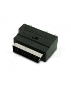Adattatore scart /  3x rca + s-vhs con selettore in/out
