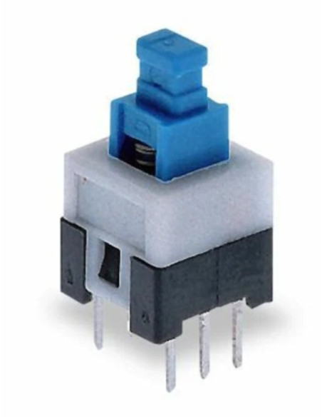 Doppio interruttore per circuito stampato push