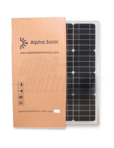 Pannello FV mono 27W 17,7V 640x292x25mm 2