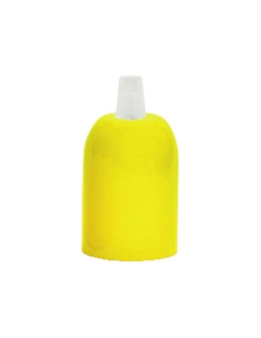 Portalampada E27 verniciato giallo
