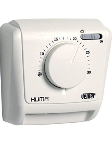 Termostato ambiente con selettettore estate/inverno