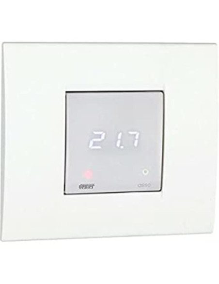 Cronotermostato da incasso 2 moduli 503 Wi-Fi asso bianco opale 230VAC