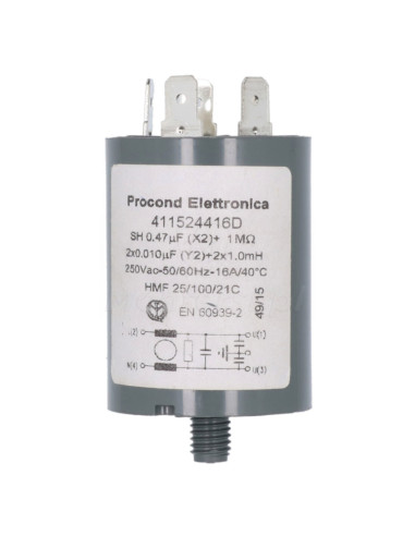 Filtro di rete antidisturbo16A