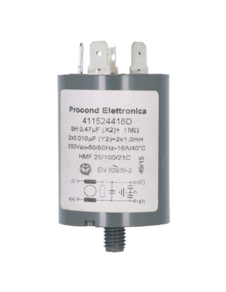 Filtro di rete antidisturbo16A