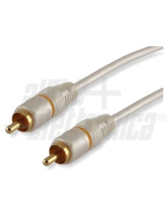 Cavo placcato oro 1rca - 1rca 1m