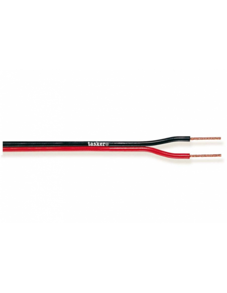 Cavo piattina rosso/nera 2x0,75mm² cca