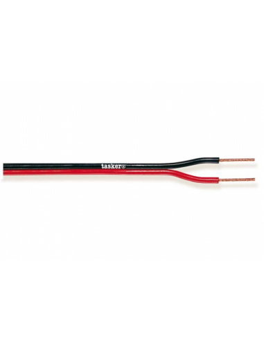Cavo piattina rosso/nera 2x1,00mm² cca divisibile