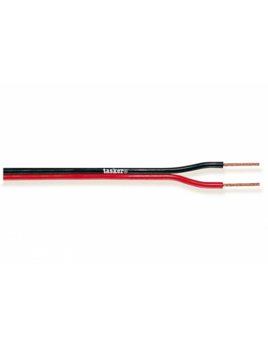 Cavo piattina rosso/nera 2x1,50mm² cca divisibile