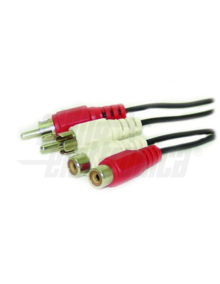 Cavo audio M/F 2xrca 1,5m
