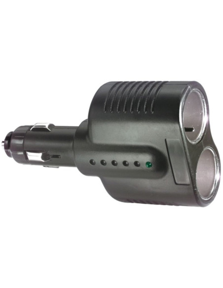 Adattatore da auto 1 spina / 2 prese