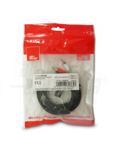 Cavo da spina jack 3,5 a 2spine rca 5m