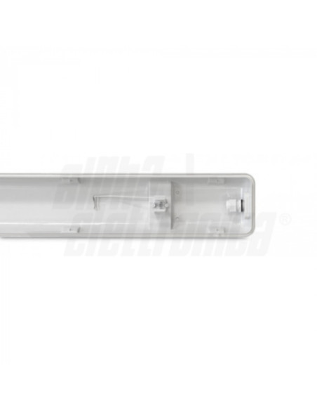 Plafoniera stagna 2tubi led t8 1,5m ip65 tubi non inclusi